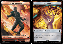 Alien Warrior (0014) // Treasure (0030) Double-Sided Token